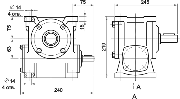 Редуктор 1Ч63А